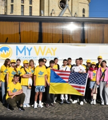 Діти Героїв з Луцької громади вирушили на відпочинок до США 