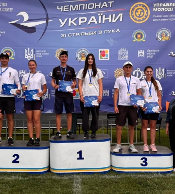 Сумські лучники здобули три призові місця на чемпіонаті України