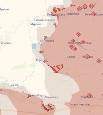Армія РФ просунулася на Запоріжжі та Донеччині, - DeepState