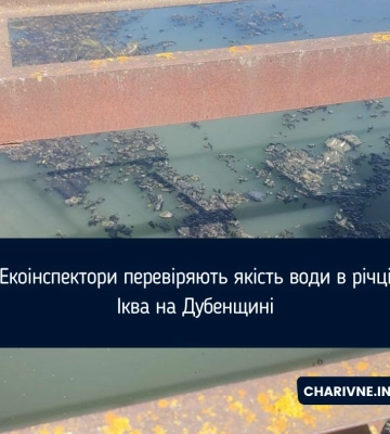 Екологи з&#039;ясовують, хто забруднює річку Ікву на Дубенщині