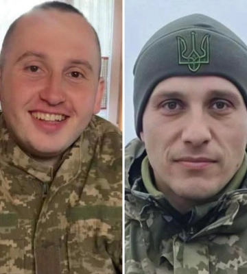 У Рівному попрощалися з військовиками Андрієм Ничипорчуком та Артемом Тітковим