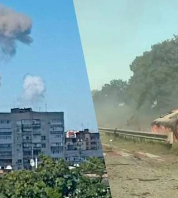 Дым повсюду, горят дома: все о мощном взрыве на трассе возле Житомира