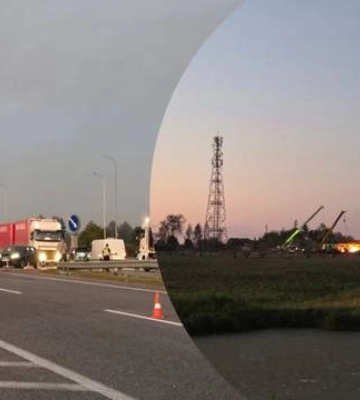 Взрыв возле Житомира: движение на трассе Киев –Чоп полностью восстановили