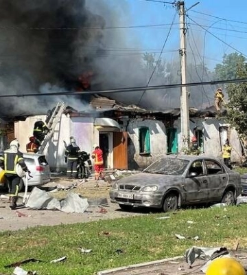 Ексклюзивні кадри після масової атаки: наслідки російського удару по Полтаві