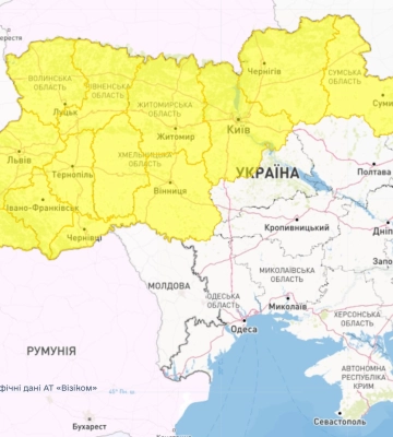 Жара отступит на юг Украины до выходных, местами дожди с грозами, местами град и шквалы