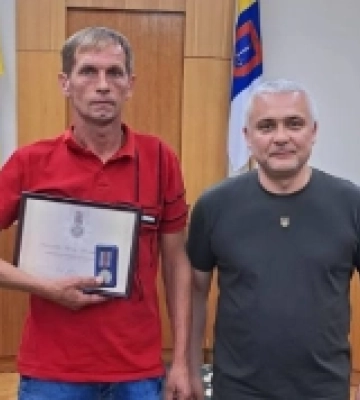 Жителя Знам&#039;янки нагородили відзнакою «За оборону України»