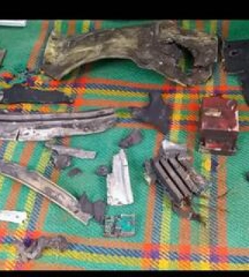 Рештки російської ракети знайшли в Міському саду Кременчука