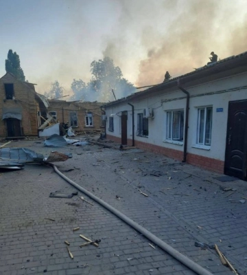 Російські військові знищили станцію екстреної медичної допомоги на Одещині