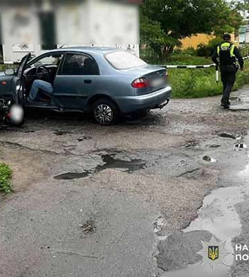 Мотоцикл зіткнувся з легковиком на Полтавщині: травмувався неповнолітній
