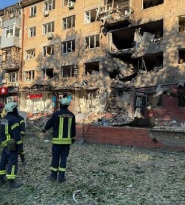 Наслідки комбінованого удару по Києву. ФОТОрепортаж