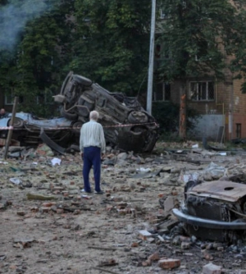Наслідки комбінованого удару по Києву. ФОТОрепортаж