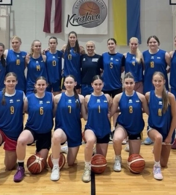 Визначився склад жіночої збірної України з баскетболу U-18 на чемпіонат Європи