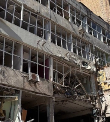 У Києві під час російської атаки пошкоджений склад видавництва «Наш Формат»