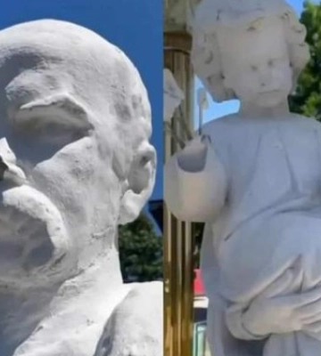 На Львівщині чоловік з Одещини сокирою пошкодив статую Божої Матері та пам’ятник Т.Шевченку