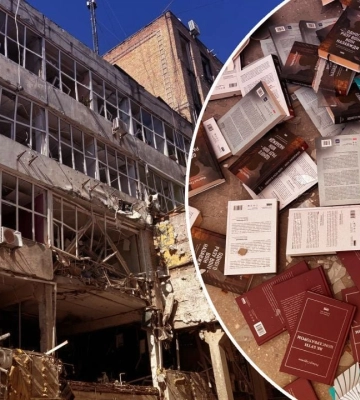 РФ повредила склад издательства Наш Формат в Киеве: уцелели ли книги