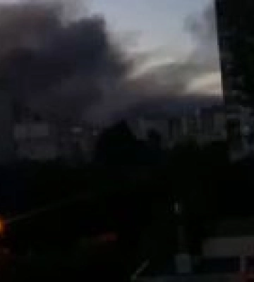 У Києві задимлення після ранкової атаки