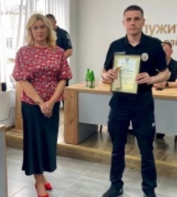 Голова Волинської ОДА привітав захисників порядку з професійним святом