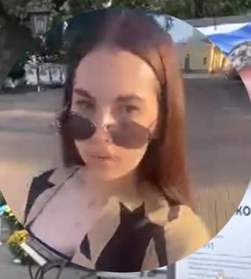 Пела под портретами павших: в Прилуках проверяют видео с песней российского исполнителя
