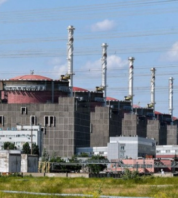 Через російський обстріл стався блекаут на Запорізькій АЕС