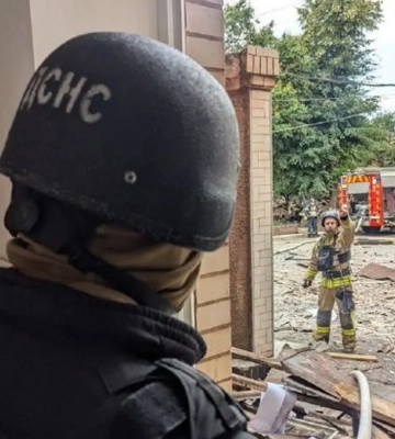 Кривий Ріг під атакою дронів, пролунав вибух