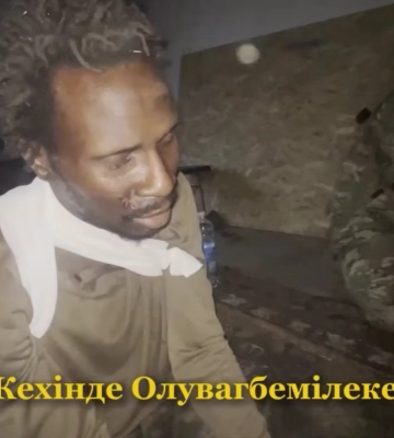 Военные ГУР взяли в плен нигерийца на Запорожском направлении — видео