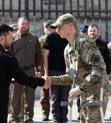 Президент присвоїв звання Героя України патрульному-піхотинцю бригади &quot;Хижак&quot; із Рівненщини