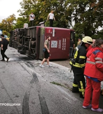Увеличилось количество пострадавших в ДТП с автобусом Киев - Днепр