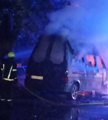 В Одесі спалили автівку бойової медикині разом з гуманітаркою й обладнанням
