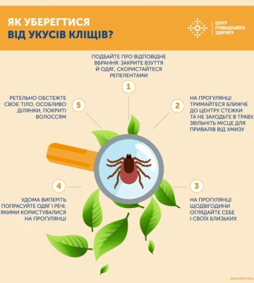 На Одещині за останній тиждень червня зафіксовані три випадки підозри на хворобу Лайма 