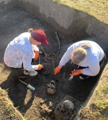 На Рівненщині виявили середньовічне поховання