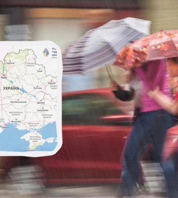 Поб'є градом та заллє дощами: на Україну йде негода Поб'є градом та заллє дощами: на Україну йде негода