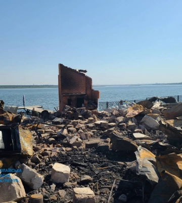 В прокуратурі показали наслідки атаки ворожих дронів по Миколаївщині