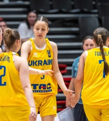 Жіноча збірна України з баскетболу зазнала першої поразки на чемпіонаті Європи U-18