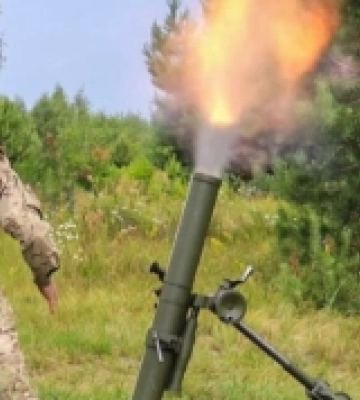 Як рівненські гвардійці відпрацьовують удари по позиціях окупантів