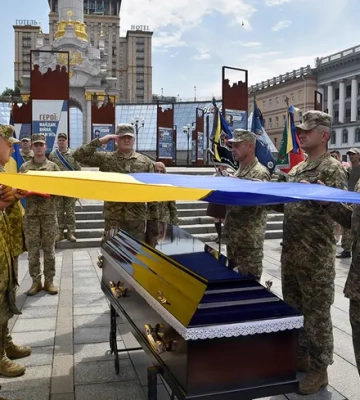 У Києві попрощалися з капітаном ЗСУ Романом &quot;Орликом&quot; Орищенко — багаторічним активістом, пластуном та командиром 72-ї ОМБр