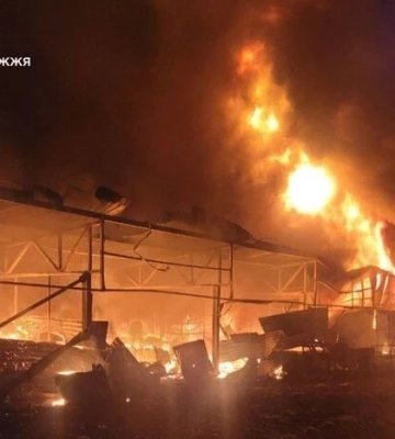 Атака на Запоріжжя: з’явились фото наслідків