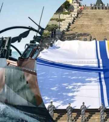 День Військово-Морських Сил ЗСУ: в Одесі розгорнули рекордний прапор з нагоди свята