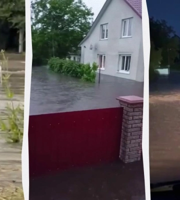 Львівщина потерпає від негоди: Львів пливе, десятки сіл без світла