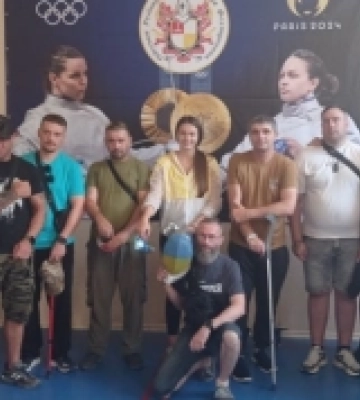 В Одесі стартували заняття з фехтування для ветеранів і осіб з інвалідністю