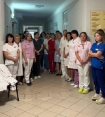 У двох обласних лікарнях Волині вшанували пам'ять загиблих у війні з Росією медків