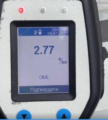2,77 проміле алкоголю у крові: на Дубенщині зупинили нетверезого водія