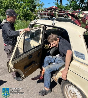 На Харківщині автомобіль підірвався на міні: поранено двох чоловіків