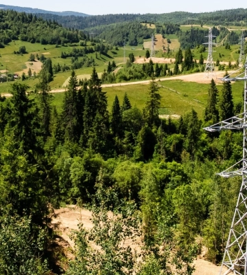 На Львівщині за 11 млн євро почали будувати систему електропостачання для гірськолижного курорту