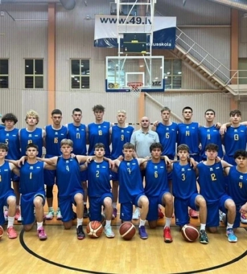 Чоловіча збірна України U-16 розпочала підготовку до чемпіонату Європи з баскетболу