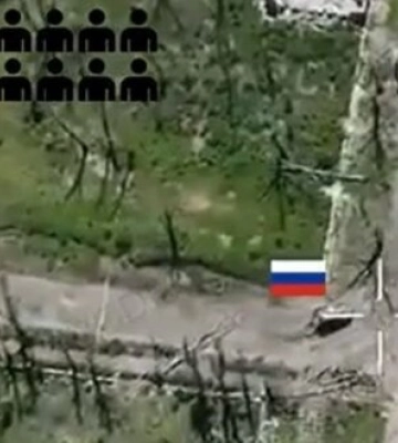 Близько десятка російських штурмовиків на БМП заїжджають у Часів Яр і гинуть на першому перехресті під ударами дронів. ВIДЕО