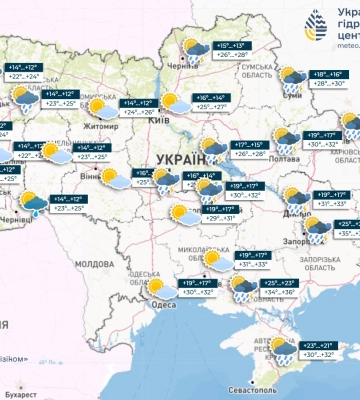 Погода на 12 июля в Украине: Левобережье готовится к ливням, остальная страна — к жаре!