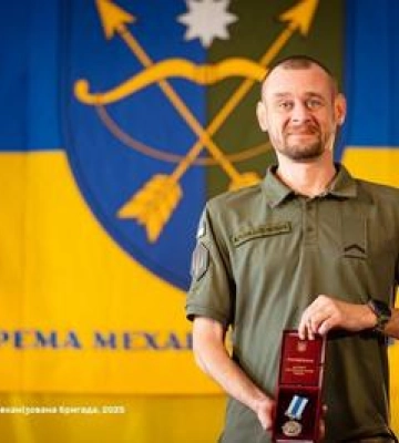 Військовослужбовець з Полтавщини отримав державну нагороду