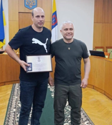 Слюсар ізмаїльського комунального підприємства отримав відзнаку Президента України «За оборону України»