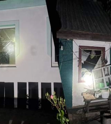 На Черкащині знешкодили ракету і 20 БпЛА: пошкоджені будинки, без світла пів сотні абонентів