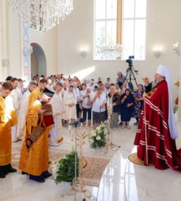 Епіфаній освятив новозбудований храм у селі на Франківщині